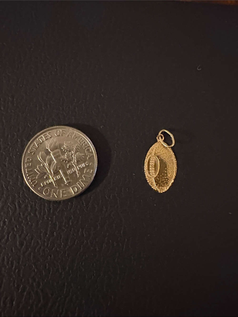 14k Football Charm